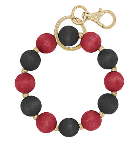 Wood Beads Keychain