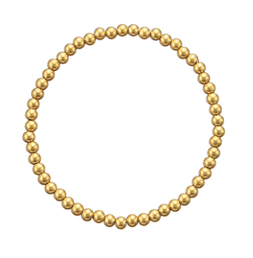 4mm Ball Beads Stainless Steel Bracelet