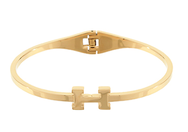 5mm Initial Stainless Steel Bracelet