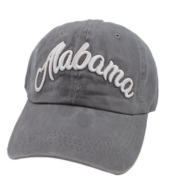 "Alabama" Embroidered Cap