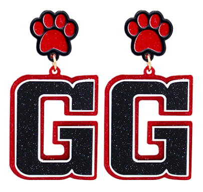 Gameday: Logo Acrylic Drop Earrings