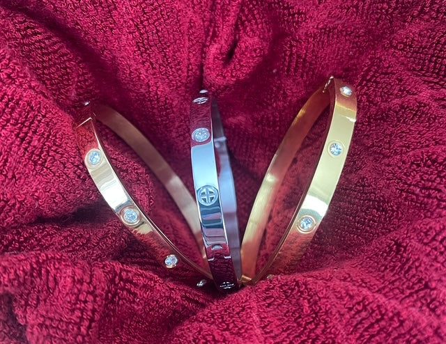 Jeweled Bangle Bracelets