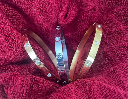 Jeweled Bangle Bracelets