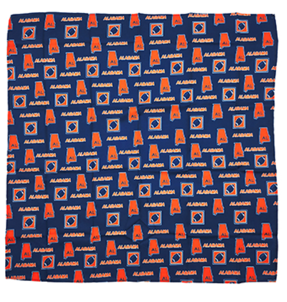 State Map Print Bandanas