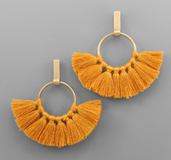 Tassel & Bar Earrings