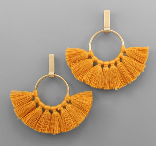 Tassel & Bar Earrings