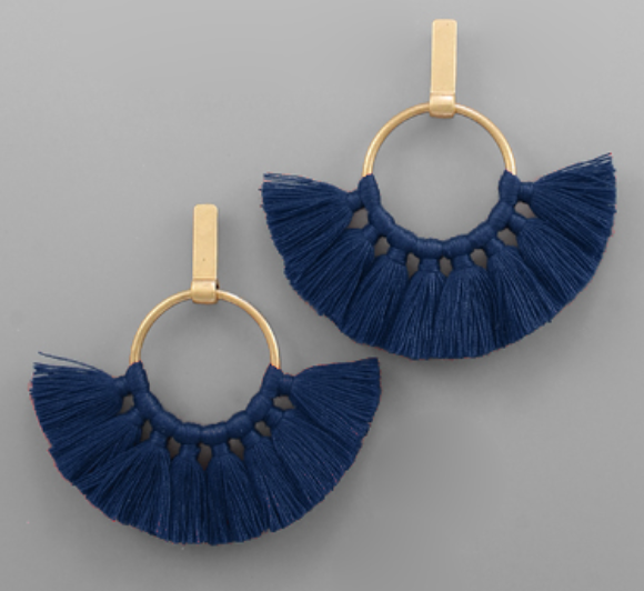 Tassel & Bar Earrings