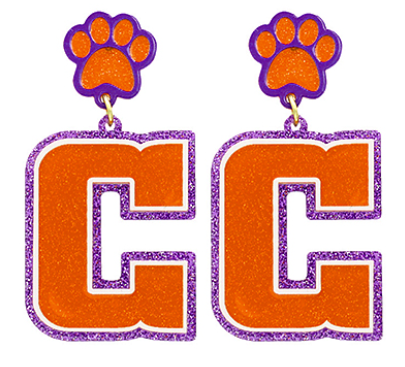 Gameday: Logo Acrylic Drop Earrings