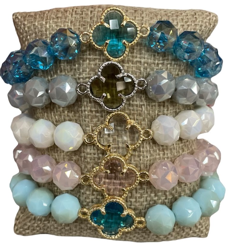 Clover Crystal Bracelets