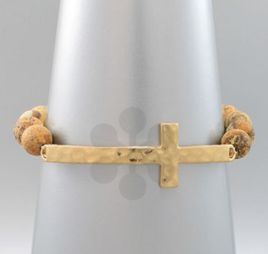 Cross Stone Bracelets