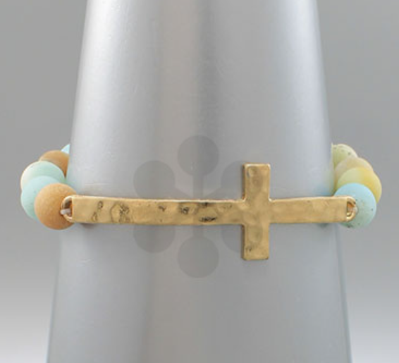 Cross Stone Bracelets