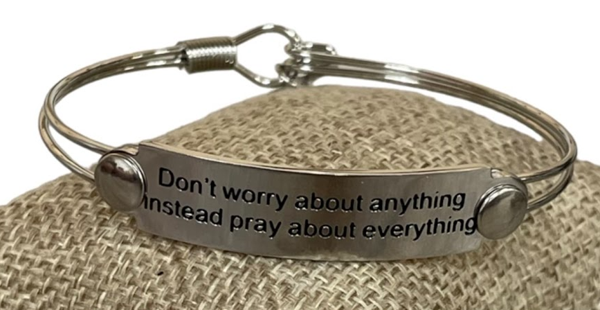Stainless Steel Motivational Bracelets