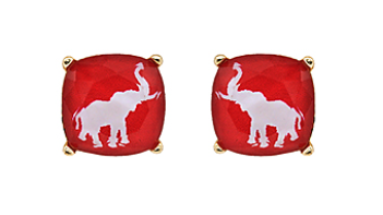 AL Football Symbol Stud Earrings