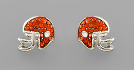 Football Helmet Earrings