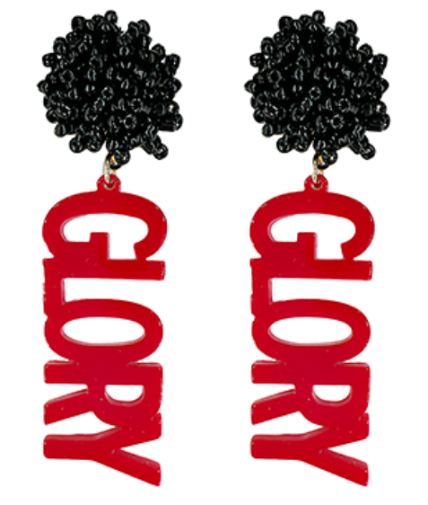 Gameday GLORY Pompom Earrings