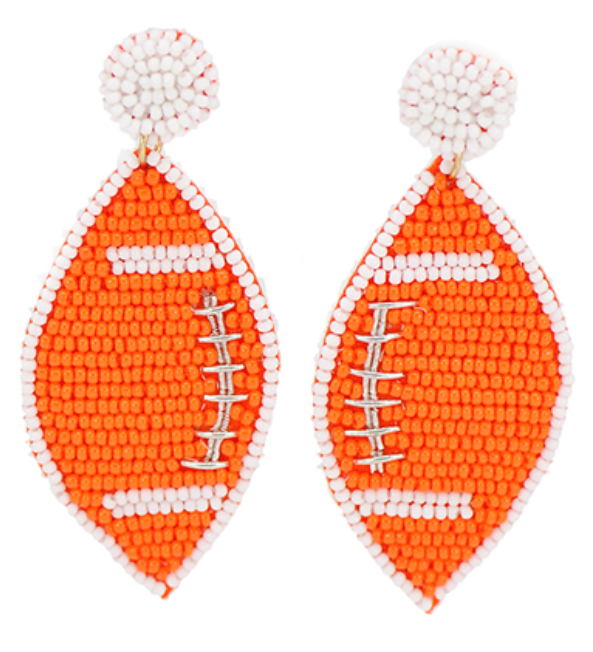 Gameday Football Earrings