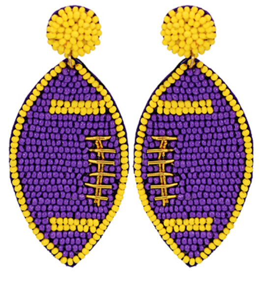 Gameday Football Earrings