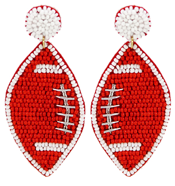 Gameday Football Earrings