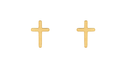 Mini Cross Stud Earrings