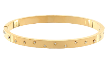 Pave Stainless Steel Bracelet