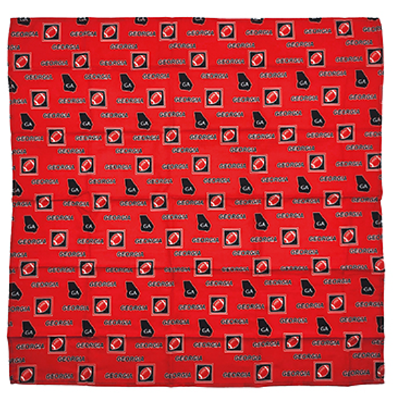 State Map Print Bandanas