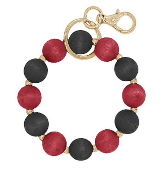 Wood Beads Keychain